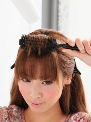 簡単に美人度を上げる 前髪ブロー セットの基本