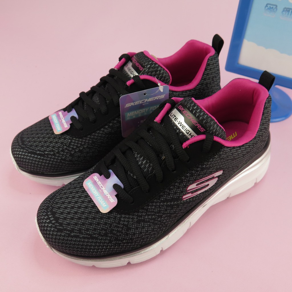 【愛運動】Skechers FASHION FIT BOLD BOUNDA 慢跑鞋 12719BKHP 女款