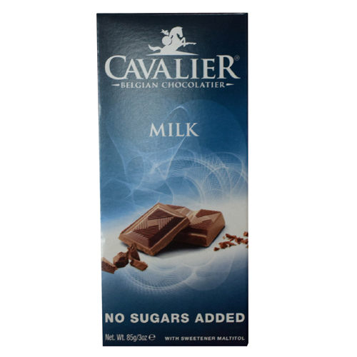 騎士無加蔗糖牛奶巧克力85g【愛買】