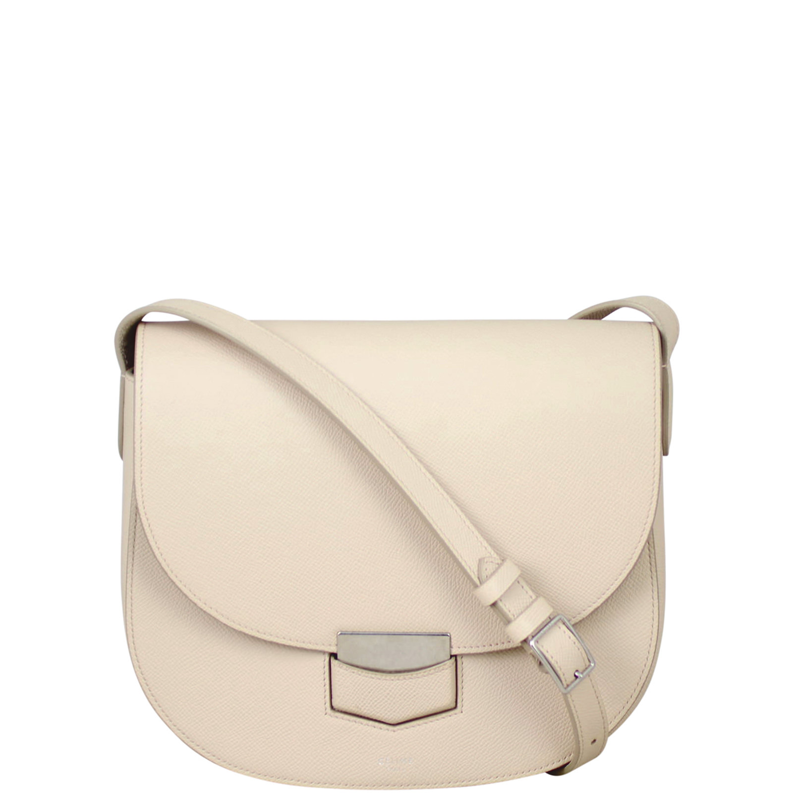 Smooth, elegant lines make the Celine Trotteur bag a joy to look at and to wear. Despite its simple