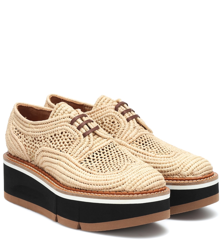 Clergerie reworks a classic shoe silhouette with rustic effect, crafting the Acajou oxford shoes wit