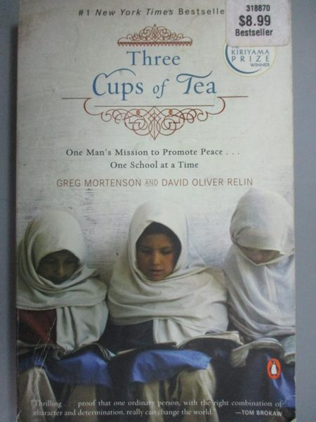 【書寶二手書T1／原文小說_LIQ】Three Cups of Tea_Mortenson