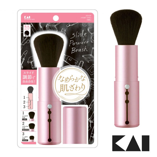 ◆柄部可3段式伸縮調節控制刷毛長短◆刷毛質地柔和，超纖細不刺膚◆使用時讓肌膚有良好的舒適感