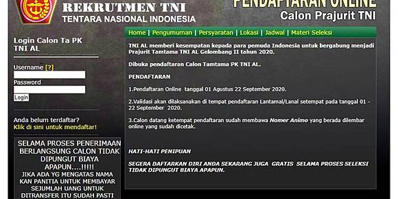 Tni Al Buka Pendaftaran Calon Tamtama Pk Gelombang Ii Syarat Minimal Lulusan Smp Kompas Com Line Today
