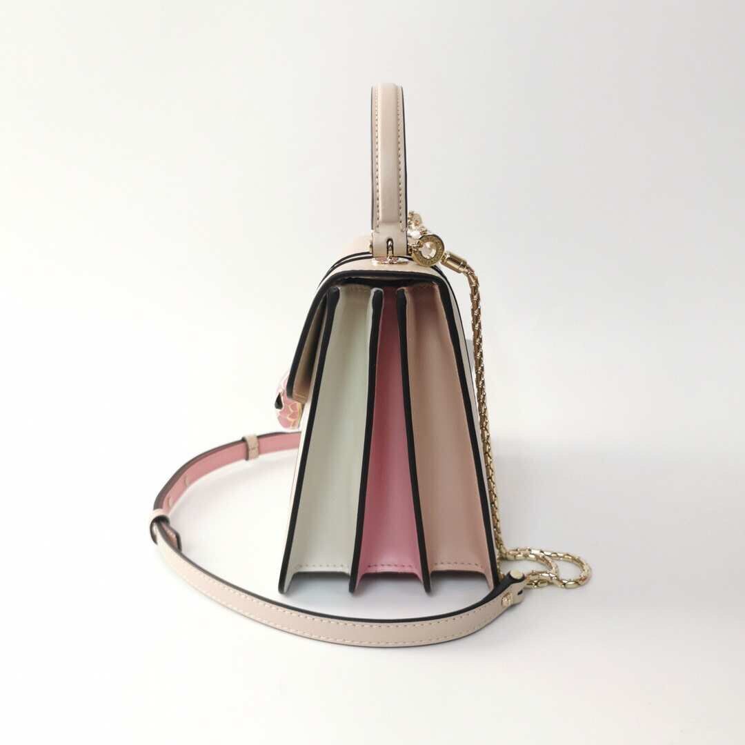 【雙12限時兩天! 刷樂天卡滿3萬登錄送3000刷卡金/再抽PS5!】【Chiu189英歐代購】BVLGARI 寶格麗 風琴包 蛇頭包 手提包 鏈條包 彩虹色 新色