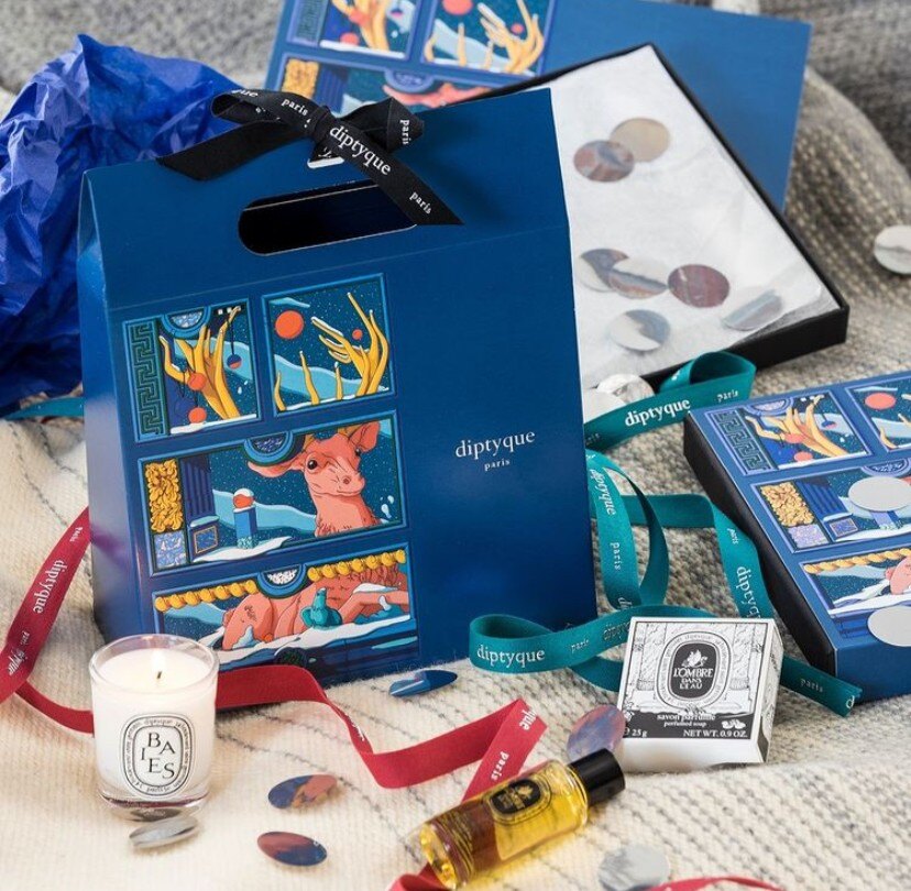 限量 限定商品【Diptyque】2020 聖誕 驚喜包 影中之水 玫瑰之水 茉莉花潤澤油 髮香噴霧 午夜冷杉室內噴霧 聖誕禮物