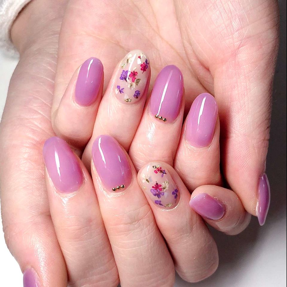 2本アート付き定額ジェルネイル Happy Nail Line Official Account