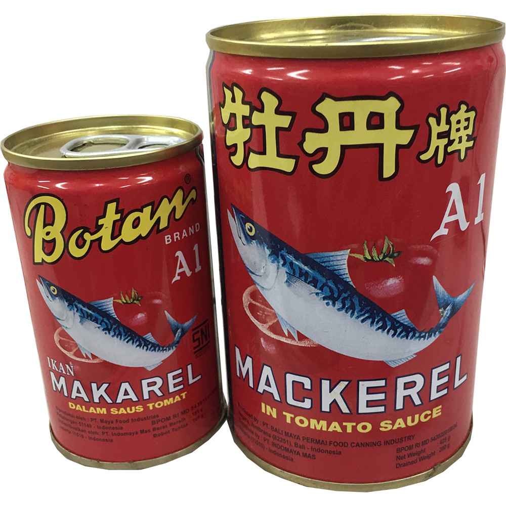 牡丹牌 BOTAN Mackerel番茄鯖魚罐頭155g/425g【豐食堂商城】