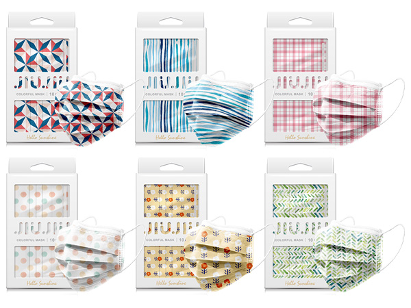 親親JIUJIU~印花三層防護口罩(10入) 野餐／海洋／少女／改變／呼吸／花田 款式可選【D210767】