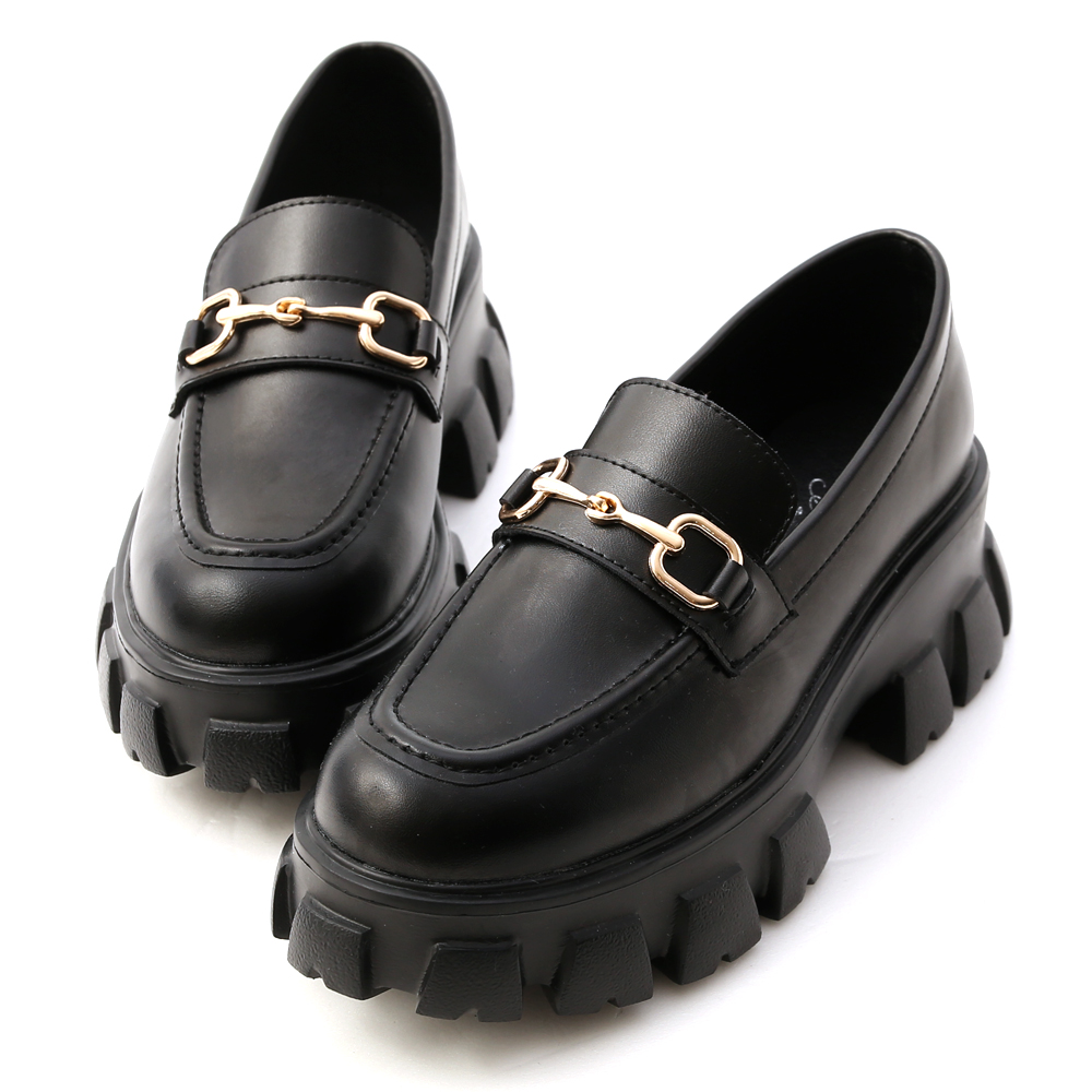 D+AF 街潮主題．鋸齒底馬銜釦樂福鞋