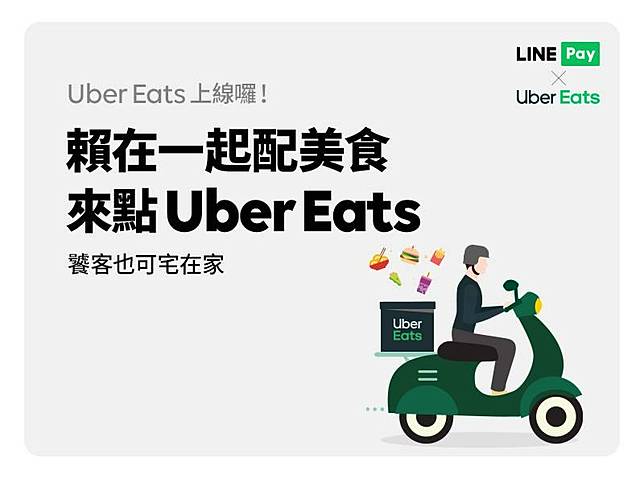 Uber Eats 4月優惠！輸入優惠碼享100元折抵，再享LINE POINTS 10%點數 