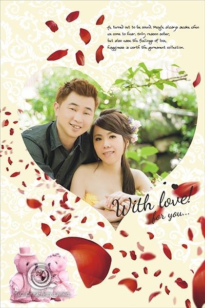 【ARDENNES】婚禮佈置系列 海報 情人節禮物 / 浪漫情人寫真 WK013-無盡的愛