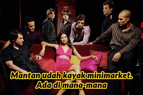 Memamerkan jumlah mantan