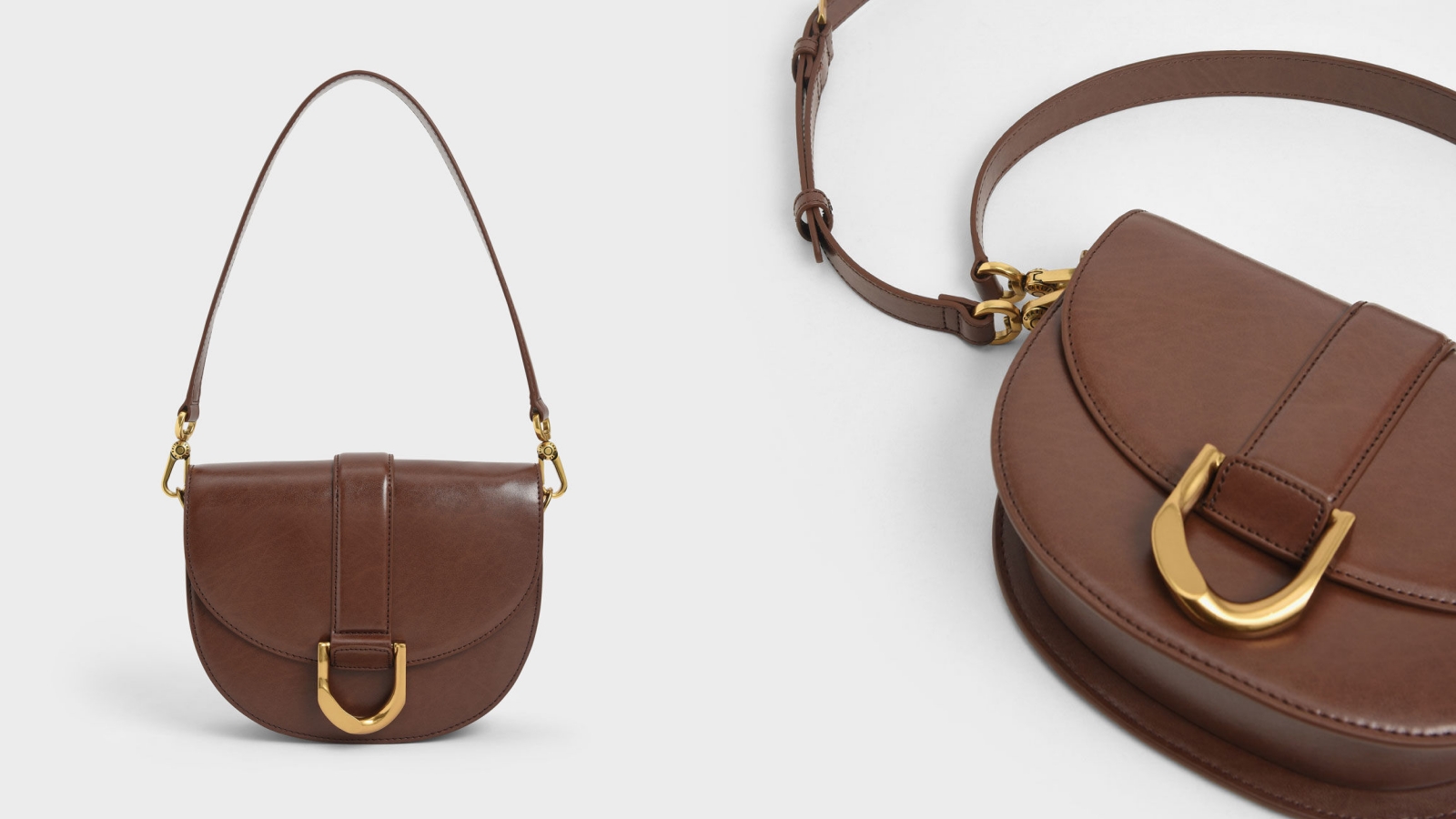 水瓶座幸運物推薦｜【CHARLES & KEITH】Gabine馬鞍包