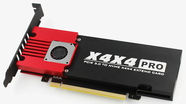 更親民的 PCIe M.2 2280 4 槽轉接卡選擇，JEYI 使用 ASMedia ASM2824 推出 X4X4