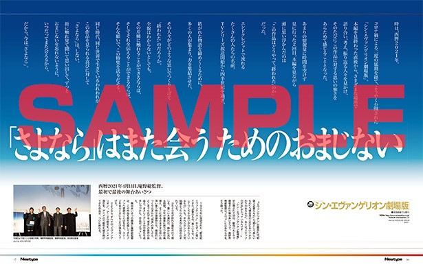 シン エヴァンゲリオン劇場版 総力特集 ニュータイプ6月号 付録はレイ アスカ マリのポスター