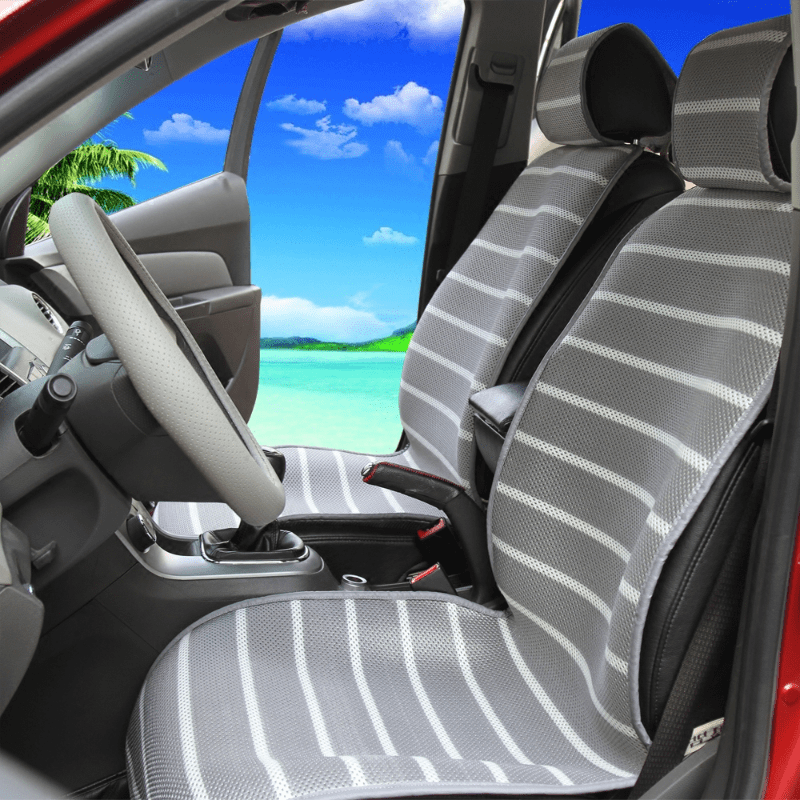 捨棄傳統悶熱不透氣的汽車椅墊吧！推薦您透氣汽車椅墊組，採用X-90中空結構，雙面網孔，具有絕佳的透氣性、隔熱性、通風性，快速排除熱氣&汗氣，乾爽不黏膩，讓駕車過程更加的舒適！且經SGS檢驗無毒無甲醛，