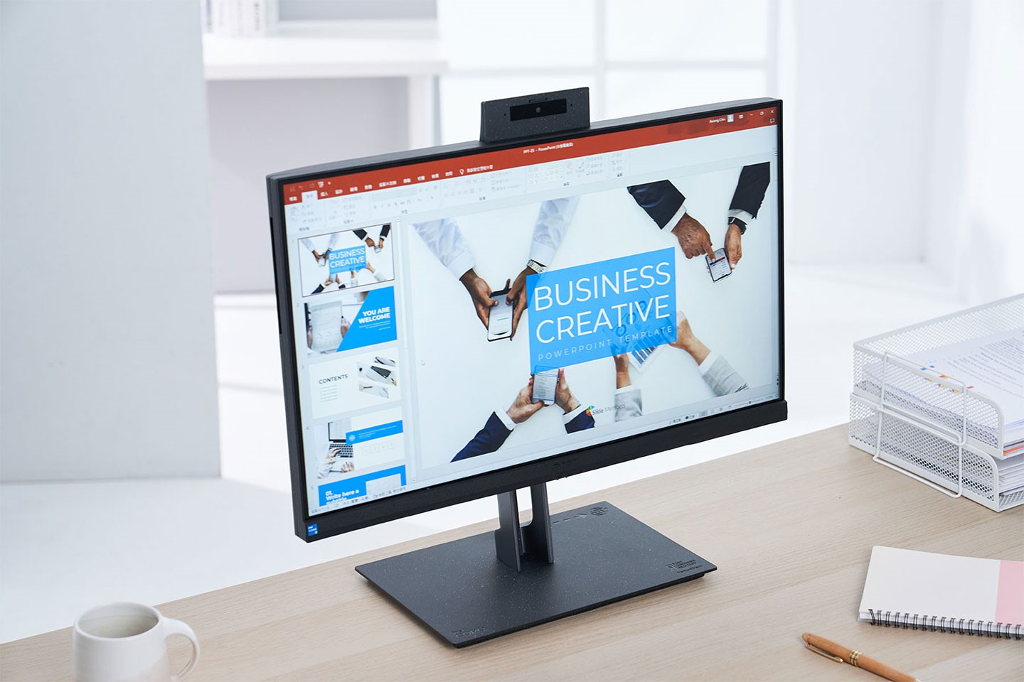 設計簡約、效能表現不俗且製程環保的 Veriton Vero AIO PC，無疑是積極落實 ESG 理念的企業的首選。