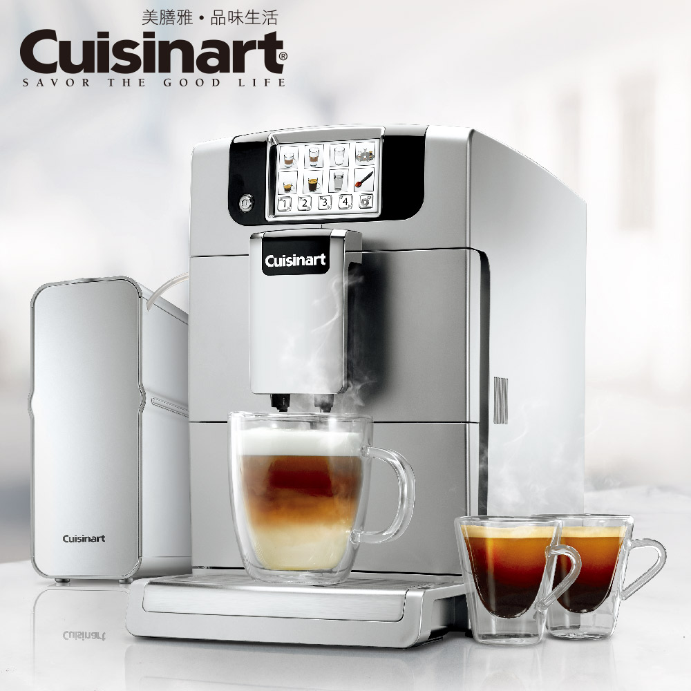 【Cuisinart美膳雅】全自動義式濃縮咖啡機 EM-1000TW