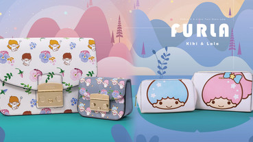 FURLA x 「雙星仙子Kiki＆Lala」聯名包款上市，花卉小牛皮包款只在遠百A13獨賣！