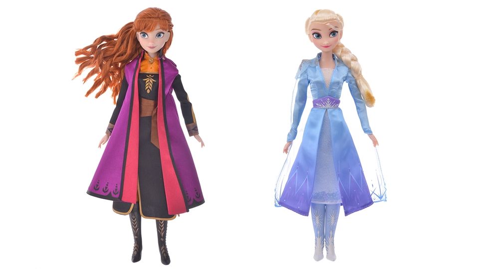 #安娜、艾莎唱歌玩偶 售價各2,750円（税込）