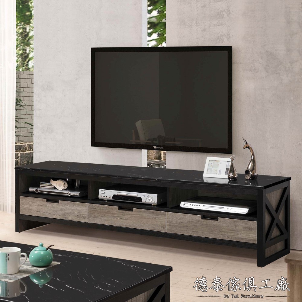 產品規格HANRO淺胡桃木工業風 5尺石面電視櫃 A023-A317-02寬151.5*深40.5*高48.5(cm)HANRO淺胡桃木工業風 6尺石面電視櫃 A023-A317-03寬181*深40