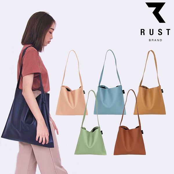 【原廠正貨】泰國 Rust brand 中托特包 Hobo Bag 多色可選(贈送原廠防塵袋)