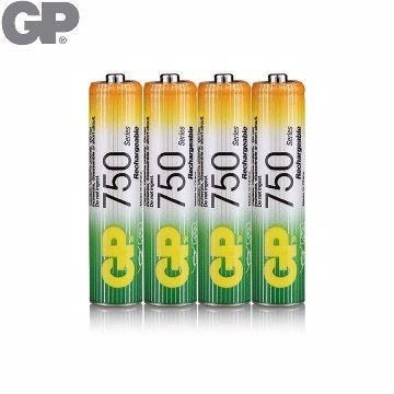 {光華成功NO.1}GP低自放鎳氫充電池4號750mAh (4入) (BAT-GPB-750AAA-C4) 喔!看呢來