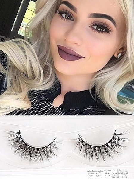 歐美卷翹睫毛女自然濃密纖長凌亂交叉款舞臺妝網紅主播ins熱門款