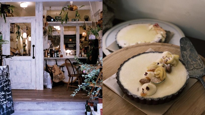 台北不限時咖啡廳Modism Café 摩德年代：檸檬塔、抹茶塔