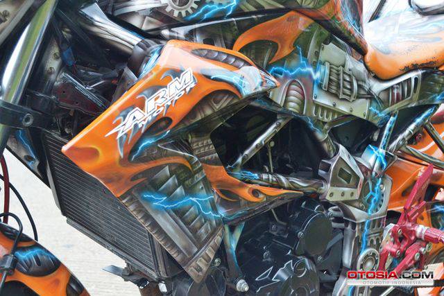  Kawasaki Z250 SL Berotot Grafis Techno