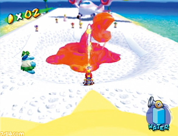 スーパーマリオサンシャイン』が発売20周年。水を使ったポンプ