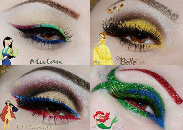 迪士尼眼妝