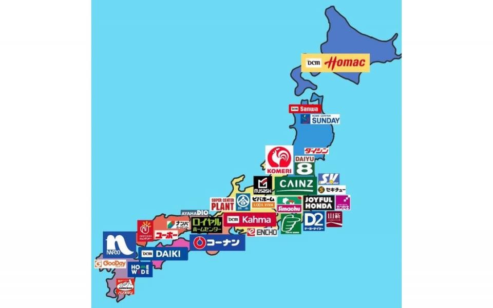 ホーマック コメリ コーナン あなたの御用達はどこ 日本全国ホームセンターmap がこちら