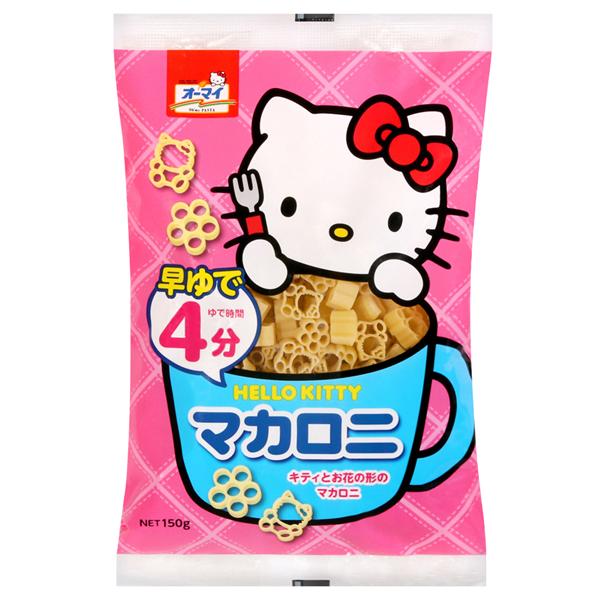 【江戶物語】NIPPN 日本製粉 KITTY通心麵 150g 4分鐘 日本進口 造型義大利麵 通心麵 KT通心麵