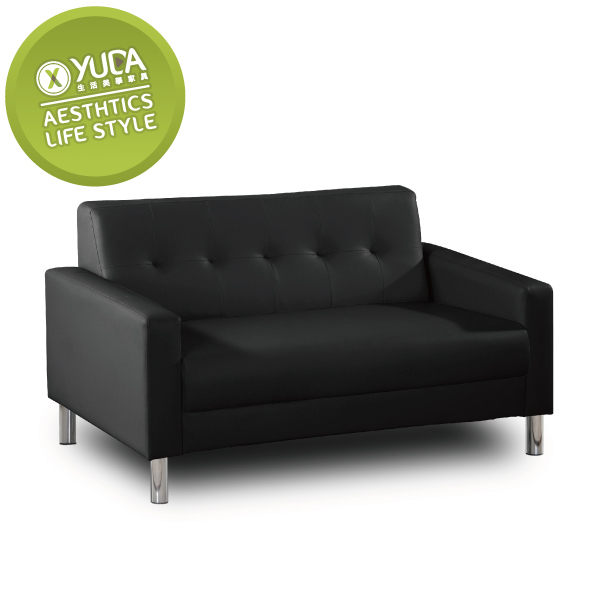 沙發【YUDA】簡約 約翰 實木 雙人 二人 皮沙發 J8F 182-2