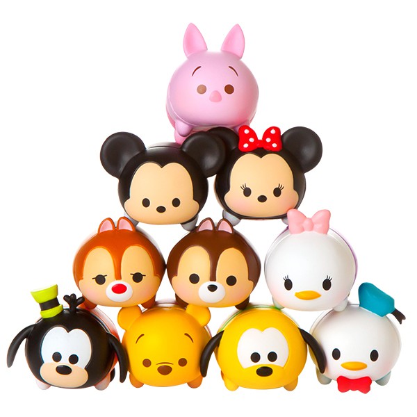 2015年迪士尼超新星TsumTsum疊疊樂，結合多故事腳色，以他們圓滾造型推出，超療癒、超好玩、超可愛！TsumTsum疊疊樂一組共10隻玩偶