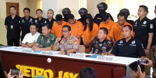 Rilis kasus pengeroyokan TNI. Â©2018 Merdeka.com/Ronald Chaniago