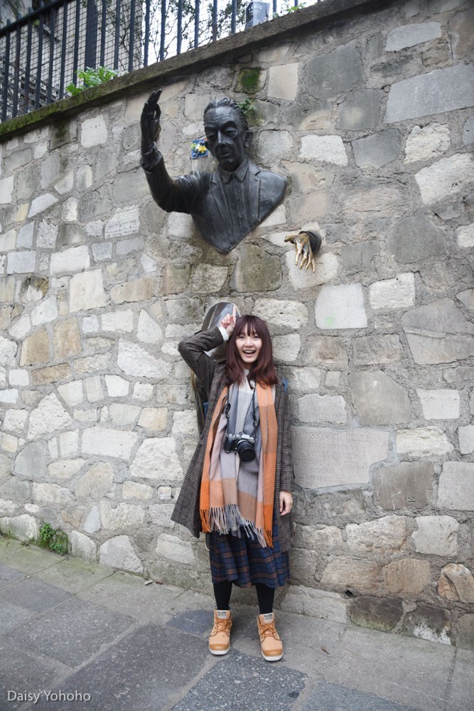 蒙馬特丘陵, 紅磨坊, 穿牆人, 聖心堂, 巴黎景點, 我愛你牆, 愛牆, 藝術家村