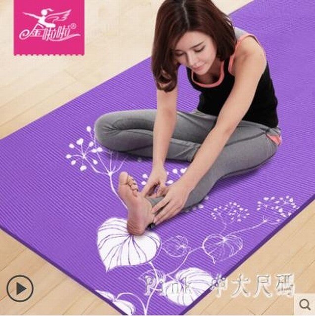 瑜伽墊初學者防滑瑜珈墊加厚健身墊兒童跳舞蹈墊愈加練功墊 JY7830【Pink中大尺碼】