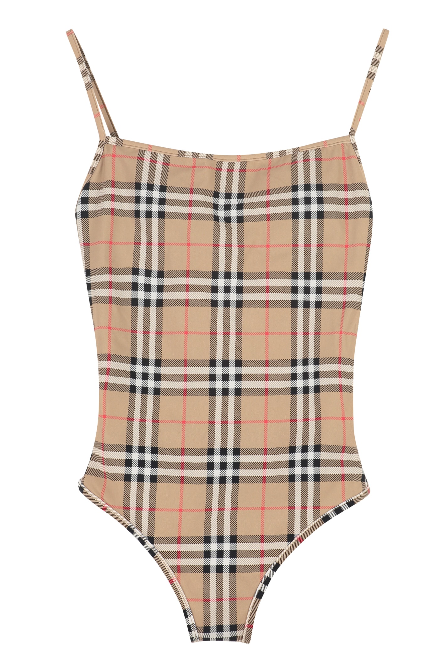 Burberry Vintage Check Motif One-piece Swimsuit