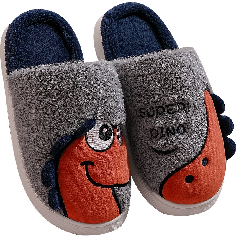 棉拖鞋/毛毛拖 男士棉拖鞋秋冬季室內保暖家用防滑情侶家居卡通毛毛絨拖鞋女冬天【HH5755】