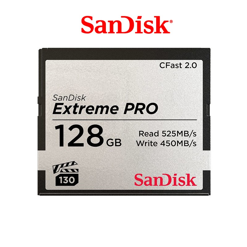 將相機及攝錄機效能帶領至嶄新境界SanDisk Extreme PRO® CFast™ 2.0 記憶卡能夠提供今時廣播、電影以及攝影專業人士所需的超高效能。此記憶卡具備錄製電影畫質的 4K 影片 (4