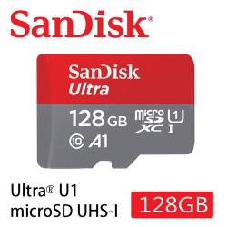 SanDisk Ultra MicroSDXC 128GB A1/100MB/s 記憶卡 [公司貨]
