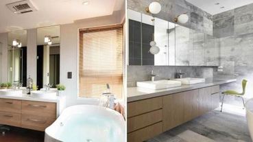 一人一半，感情不會散！12款衛浴雙洗手台，趕著出門，也不必上演洗手台爭奪戰！