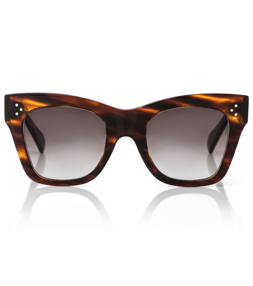 These brown tortoiseshell sunglasses from Celine Eyewear will complete any look with an air of nonch