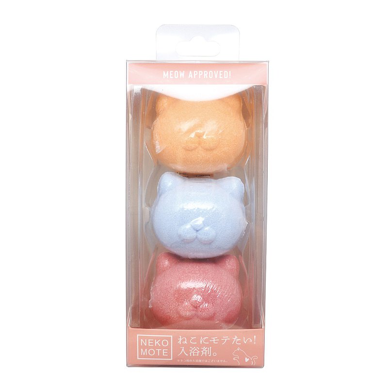 Dreams│NEKOMOTE BATH BALL 可愛貓咪泡澡球 (禮盒三入組)