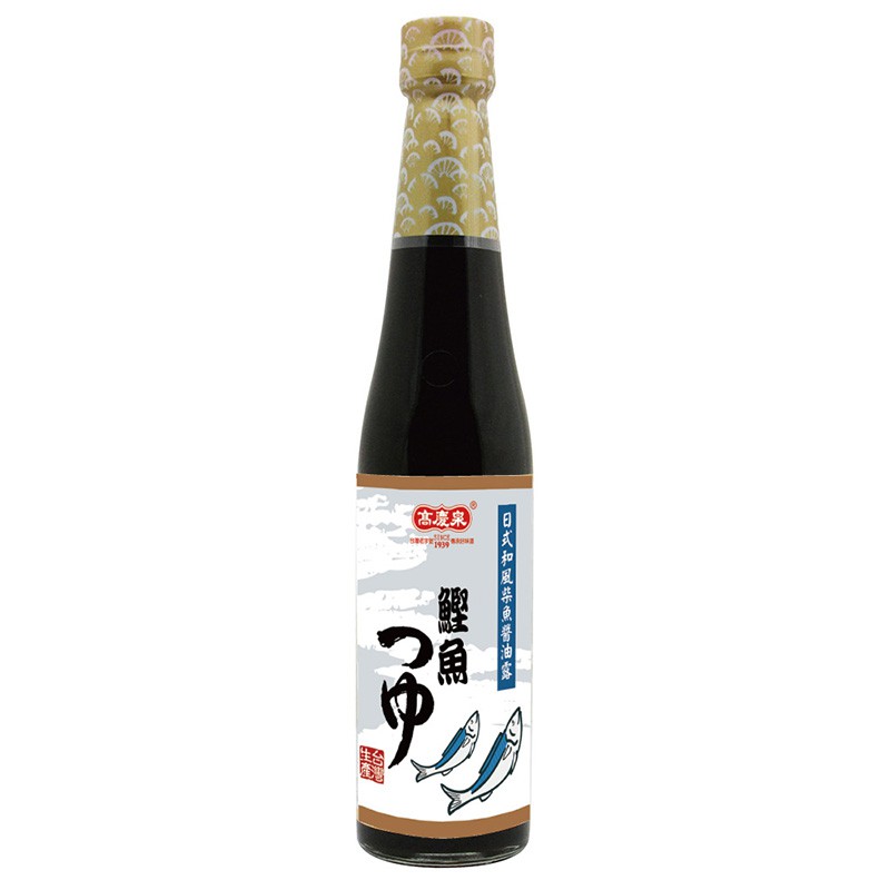 高慶泉 日式和風鰹魚醬油露410ml(公司直售)