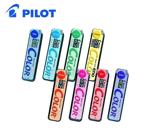 【奇奇文具】【PILOT 百樂 自動鉛筆芯】 HRF7C-20 ENO 色色自動鉛筆芯 0.7mm (12筒)