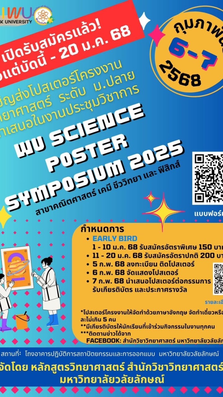 WU Sci Poster Symposium 2025
